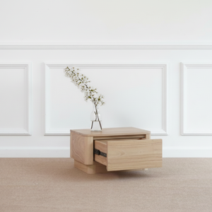 High Exclusive Wooden <b>Nightstand</b> Natural Finish Wholesale for Hotel Apartment Bedroom Furniture - Product Image 3