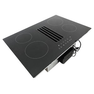 Placa de Inducción de Vitrocerámica <span class=keywords><strong>Integrada</strong></span> de 4 Quemadores de 6800W con Cocción Rápida, Infrarroja y con Filtro de Reciclaje - Product Image 1