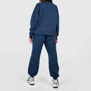 Mejor calidad personalizado impreso peso pesado 100% algodón deportivo 2 en 1 pulóver con capucha Jogger pantalones conjunto cintura elástica Sudadera con capucha - Product Image 2