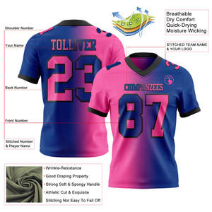 Maillot de Football américain de Performance respirante durable pour les jeunes uniforme d'entraînement personnalisé pour le Club de jour de Match d'école Prac - Product Image 4