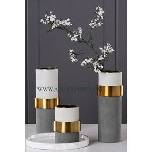 Lot de 3 Vases à Fleurs Modernes Créatifs en Fil de Fer, Différentes Tailles pour Décoration de Table, Événements de Mariage - Product Image 6