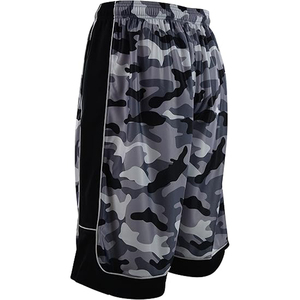 Vêtements de sport d'extérieur Bsci pour la course à pied Short de basket-ball bicolore à séchage rapide Short en maille long à sublimation personnalisée - Product Image 5