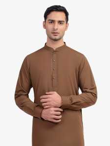Salwar Kameez pakistanais pour hommes, vêtements décontractés, tenue traditionnelle musulmane, coupe régulière pour tous les jours, Eid et prière du Jummah - Product Image 2