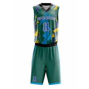 Vêtements de sport pour hommes fabriqués au Pakistan, uniforme de basket-ball de couleur personnalisée, grande taille et prix bas léger - Product Image 2