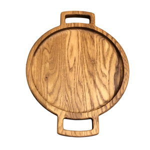 Handcrafted Mango <b>Wood</b> Decorative Serving Tray With Whitewash Finish <b>Coffee</b> <b>Table</b> Centerpiece <b>Square</b> Shape <b>Wood</b> Breakfast Plate - Product Image 6