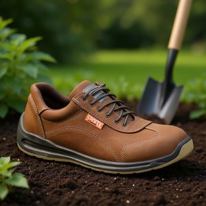Chaussure de sécurité en cuir marron Viper S2 SRC EN20345 Taille 44 W.L, Gants de jardin et équipement de protection par LEMAITRE - Product Image 3