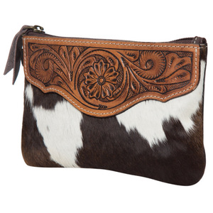 Bolso de mano de mujer de moda occidental pura de nueva moda para mujer, bolsos de cuero de vaca de tamaño personalizado - Product Image 2