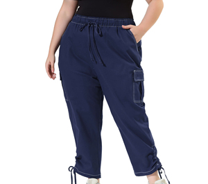 Pantalon cargo de qualité supérieure pour femmes, pantalon cargo de couleur noire avec poches, pantalon de survêtement personnalisé de toutes tailles avec logo, pantalon cargo de jogging - Product Image 6