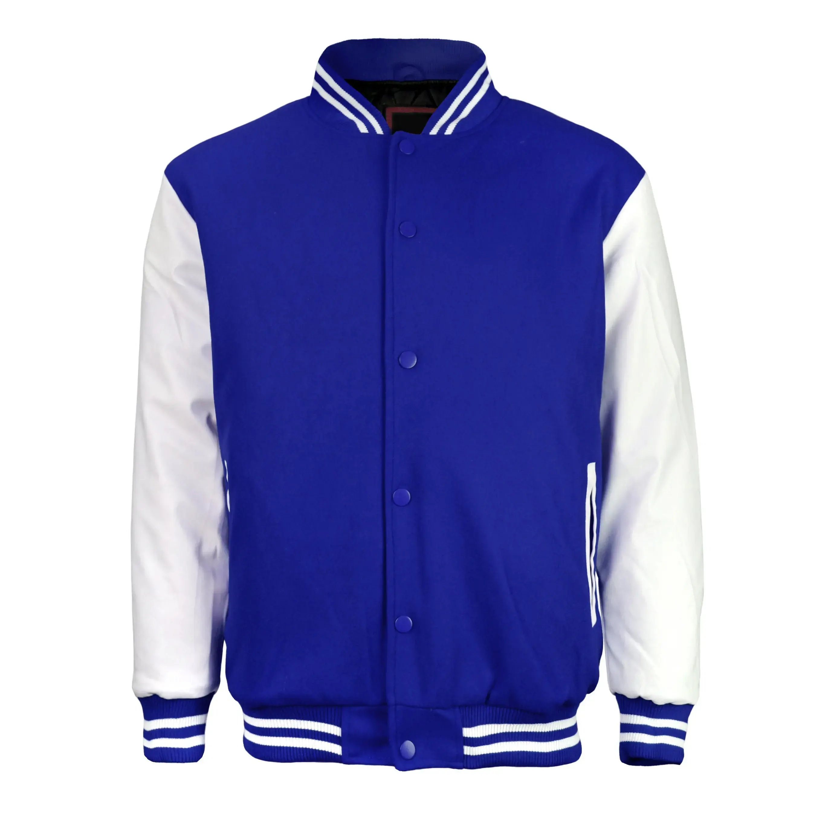 Best Selling Men Varsity Jackets With Stand Collar in Olive Green Color Varsity Jackets For Sale