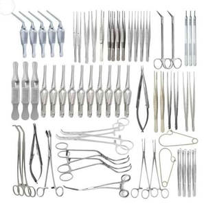 Juego de Instrumentos Quirúrgicos Especializados para Cirugía Vascular Mayor, 61 Piezas - Product Image 1