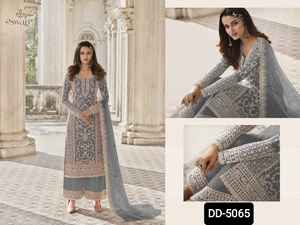 Premium <b>Women</b> Wear Heavy Embroidery Work Latest Bollywood Designer Salwar Kameez with Net Dupatta Pakistani Salwar Kameez <b>Suit</b> - Product Image 6