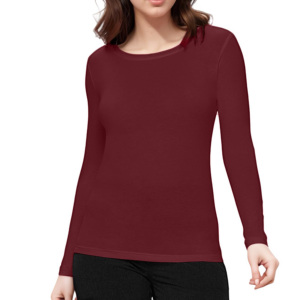 Long Sleeve Quick Dry Women's Medical <b>Scrubs</b> <b>Tops</b> Solid Underscrubs Inner Wear Stretch Spandex/Polyester Plain Medical - Product Image 1
