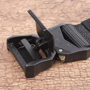 Cinturón de Nailon Resistente para Hombre de Fábrica con Hebilla de Aluminio de Liberación Rápida para Actividades Deportivas al Aire Libre y Seguridad Personal - Product Image 5