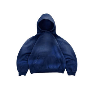 เสื้อมีฮู้ดผ้าคอตตอนมี100% สำหรับผู้ชายทรงหลวมทรงหลวมมีฮู้ดลำลองพิมพ์ลายกราฟิก - Product Image 3