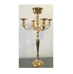 Candelabro Moderno de Aluminio Hecho a Mano para Decoración Navideña, Calidad Premium, Forma Cuadrada, Niquelado, para Bodas - Product Image 3