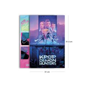 K-Pop Huntrix & Saja Boys <b>Poster</b> Set Demon Hunters Wall Art-Paper Material - Product Image 2