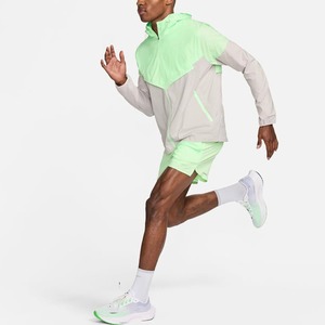 Combinaison de course avec logo personnalisé OEM, ensemble d'épissures, vêtements de sport, vestes coupe-vent unisexes avec fermeture éclair, shorts, survêtements d'extérieur en nylon patchwork pour hommes - Product Image 1