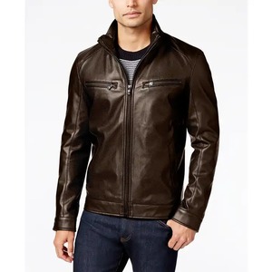 Top Selling <b>Men</b> Stylish <b>Leather</b> <b>Jacket</b> Different Colors Available In Best Price <b>Leather</b> <b>Men</b> <b>Jacket</b> High Quality - Product Image 2