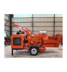 GmbH Capacity 28HP Gasoline Engine VOL-6145 Mobile Diesel Engine Wood <b>Chipper</b> <b>Shredder</b> 8t/h Mobile Machine Garden Forestry - Product Image 1