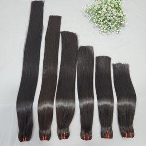 Nouveautés Haute Qualité 100% Naturel Vietnamien Remy Extensions de Cheveux Super Double Trame Dessinée Bon Prix - Product Image 3