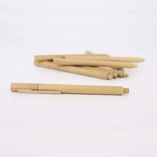 कस्टम फाउंटेन बांस ब्रश कलम सस्ते पर्यावरण के अनुकूल प्राकृतिक बांस लकड़ी के हाथ का बना कलम वियतनाम में