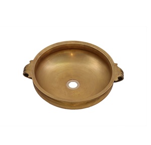 Fregaderos modernos de latón dorado de lujo con diseño circular para el hogar Dormitorio Hotel y restaurante disponibles a precio mayorista - Product Image 1