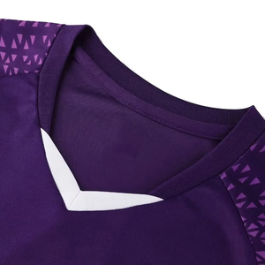 Conjunto de camiseta de fútbol transpirable de secado Logotipo personalizado Camiseta de camiseta de fútbol para adultos barata Corte automático - Product Image 4