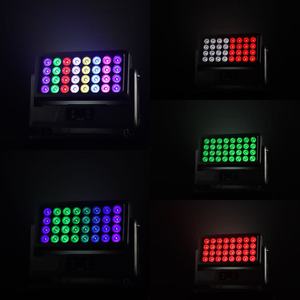 32*30W DMX512 IP65 RGBW 4in1 LED máy giặt tường DJ Sân khấu đám cưới màu sắc thành phố ngoài trời Lũ lụt dẫn rửa ánh sáng - Product Image 4
