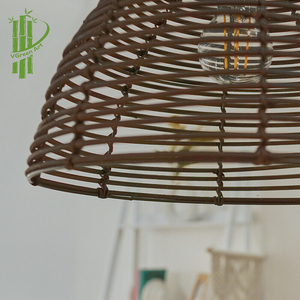 Ceiling Hanging Light Lamps Bamboo Lampshade Rustic Pendant Lights for Kitchen Home Hotel Restaurant Decoration - Product Image 2