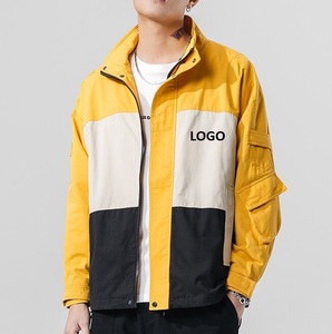 Offre Spéciale OEM 2024 Personnalisez Votre Propre Rétro Vintage Full Zip Color Block Coupe-Vent Coupe-Vent Pour Hommes Respirant - Product Image 1