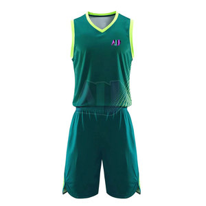 Uniforme de basket-ball grande taille en gros, léger, fabriqué en tissu polyester durable, technologie d'évacuation de l'humidité pour l'entraînement - Product Image 1
