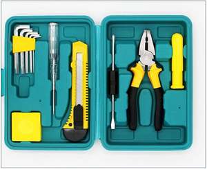 Multifunctional Aluminium Hand <b>Tool</b> <b>Sets</b> for Repair Yellow <b>Tool</b> <b>Box</b> - Product Image 5