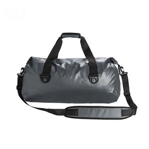 Venta al por mayor grande redondo 420D Nylon TPU impermeable deporte lona bolsas de viaje logotipo personalizado Unisex uso al aire libre oferta promocional - Product Image 2
