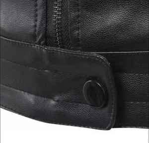 Chaqueta de piel de vaca auténtica de invierno para hombre personalizada informal chaqueta gruesa de moda con cremallera OEM servicio al por mayor crudo - Product Image 4