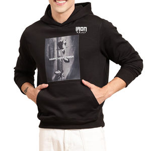 Sudaderas con Capucha de Manga Larga para Hombre con Diseño Bordado, Última Moda de Invierno, Material Sólido, Transpirable y Teñido Liso - Product Image 1
