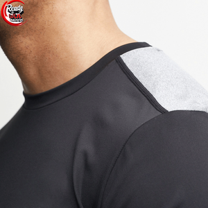 Camiseta de algodón 100% para hombre, tela tejida de cuello de secado rápido para Fitness ligero con colores cómodos, transpirable, tamaño estándar - Product Image 4
