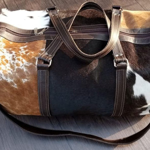 Bolsa de Viaje de Cuero Vacuno de Primera Calidad, Informal, Cómoda, para Adultos, Nueva Llegada - Product Image 5