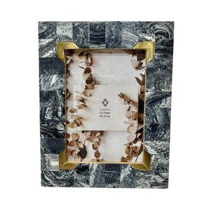 New Trendy Resin and Wood Luxury Photo <b>Frame</b> with Customizable Design and Logo Tabletop Installation for Home and Office - Product Image 6