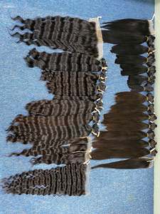 Cheveux humains Remy alignés sur les cuticules, ondulés naturels, non traités, trame simple, cheveux vierges bruts du Vietnam, qualité 10A, durée de vie 3-5 ans, vente en gros - Product Image 2