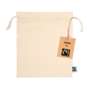 Sacche Sportive con Coulisse Lovan Fairtrade: Borsa Promozionale Sostenibile per Gadget, Eco-Friendly e Certificata Fair Trade - Product Image 1