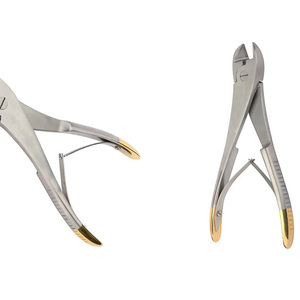 Pinza para huesos de acero, instrumento quirúrgico, herramienta para recortar huesos, pinza ortopédica para cortar huesos, duradera y reutilizable de Blush Surgical - Product Image 6