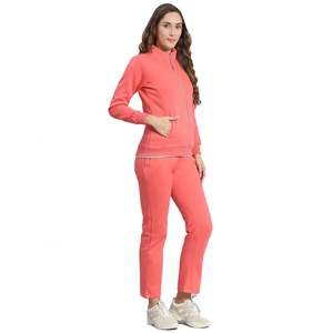 Vente en gros, nouvelle arrivée 2024, survêtement d'hiver pour femmes de qualité supérieure, personnalisé, 100% coton, écologique, survêtement de sport, jogging - Product Image 4