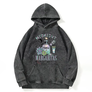 Sweat à capuche vintage en polaire, épaules tombantes, style rue haute, fabricant de sweats à capuche chauds et respirants pour l'hiver - Product Image 5