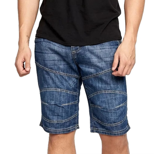 Pantalones cortos lavados de algodón transpirable a precio al por mayor para hombre, pantalones cortos ajustados personalizados informales para hombre, ropa de calle personalizada para hombre - Product Image 4