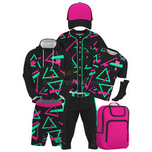 Uniforme de béisbol al por mayor de alta calidad hecho a medida conjuntos de entrenamiento para jóvenes equipo ropa deportiva paquete oferta estilo profesional - Product Image 1