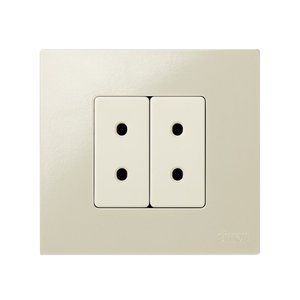 Base bipolare avorio con mezzo elemento 250V 16A (Simon 27 27431-61) - Product Image 2