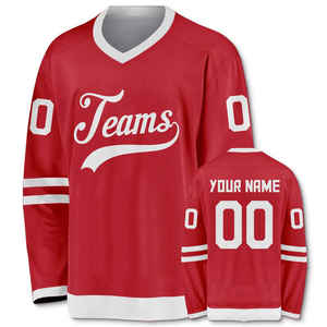 Maillots de hockey pour jeunes Impression par sublimation Uniforme international de hockey sur glace Vêtements de hockey sur glace personnalisables - Product Image 1
