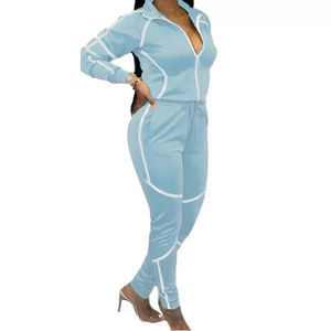 Vente en gros Survêtement pour femmes Sportswear Jogger Casual Streetwear Zipper Slim Fit Suit Ensembles pour femmes - Product Image 3