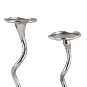 Soporte de vela con acabado antiguo vintage Soporte de metal elegante para decoración de bodas y banquetes a precio mayorista - Product Image 2