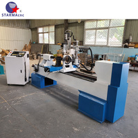 Tour à bois STARMAcnc 4 axes cnc avec gravure sur broche